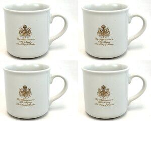 New - Pack of 4 Gevalia Kaffe Ceramic Coffee Cups